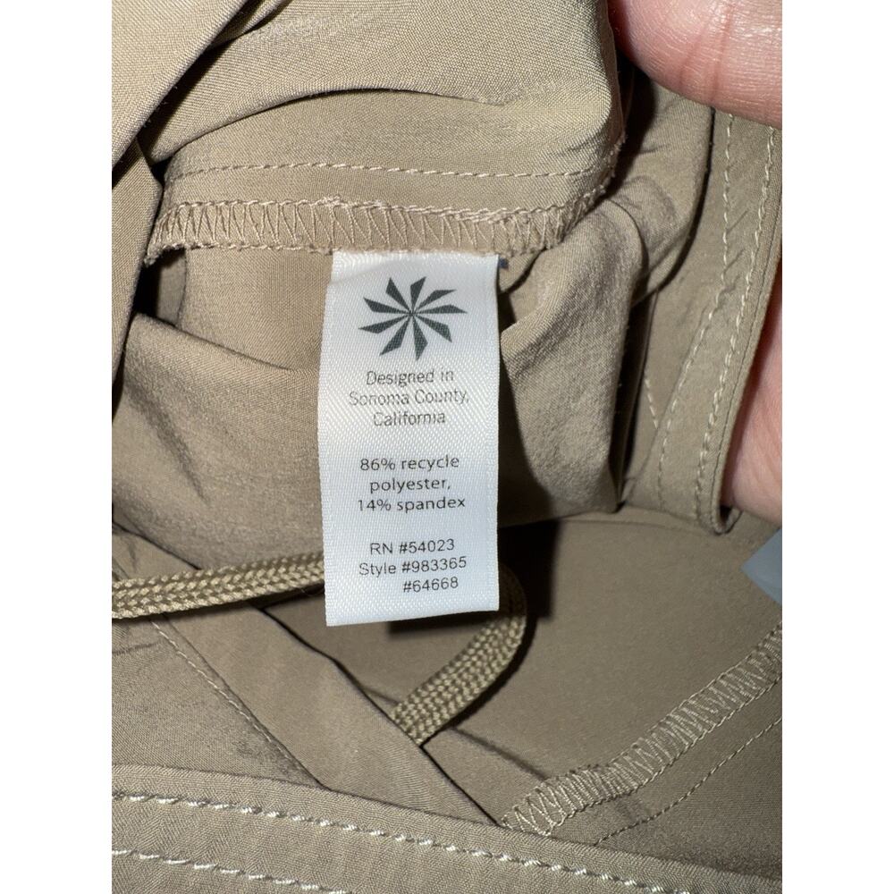 Athleta Womens Everyday Skort Sz 8 Classic Taupe Stretch #983365 Active Side Zip - Picture 7 of 11